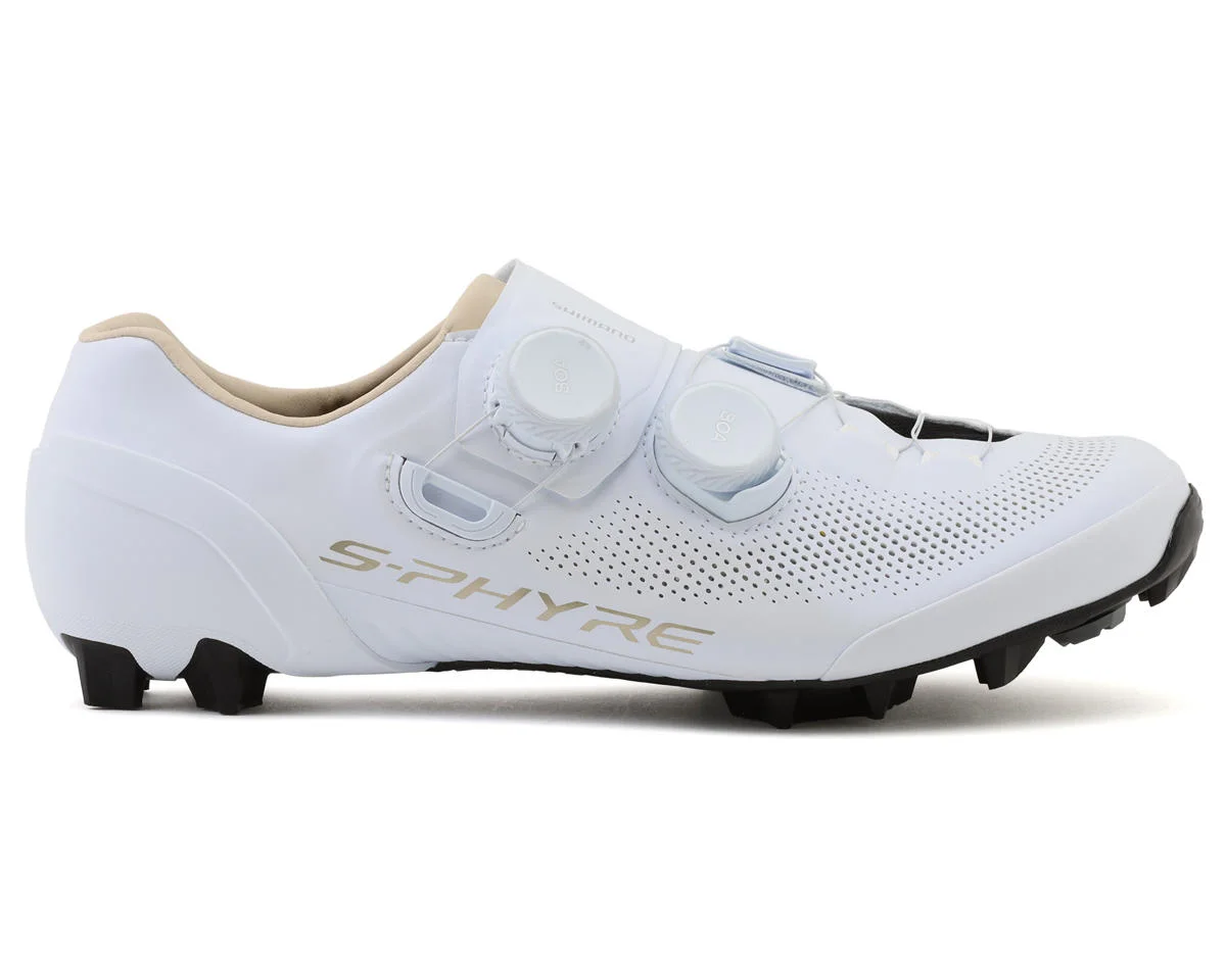 Shimano Women's SH-XC903 S-PHYRE Mountain Bike Shoes (White) (42)